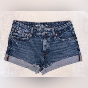 American Eagle Outfitters Dark Blue Jean Shorts